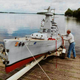 Image for article titled Man Finishes 30-feet WWII German Battleship Model, Prepares to Invade Poland Soon